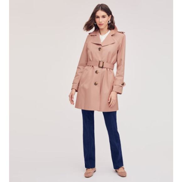 Sam Elderman Single Breasted Trench Coat Size Large New with Tags - Picture 1 of 8